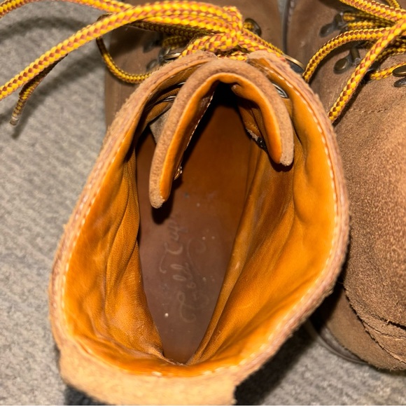 Mens Sperry Top Sider Gold Cup Lug Lace Boot Tan Suede - Picture 5 of 7